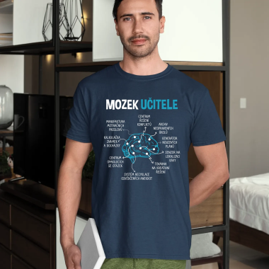 Mozek učitele - pánské tričko s potiskem