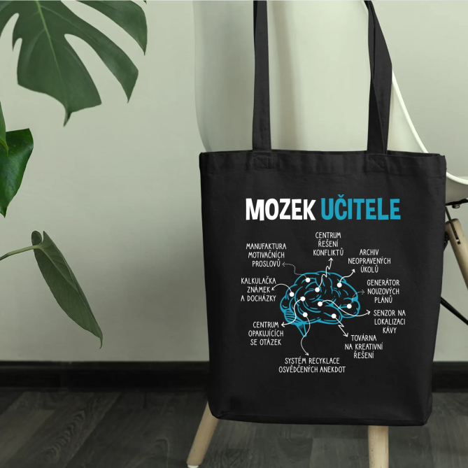 Mozek učitele - taška s potiskem