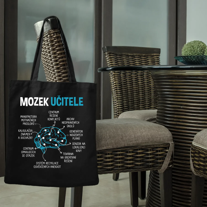 Mozek učitele - taška s potiskem