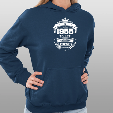 1955 Narození legendy 70 let - dámská mikina