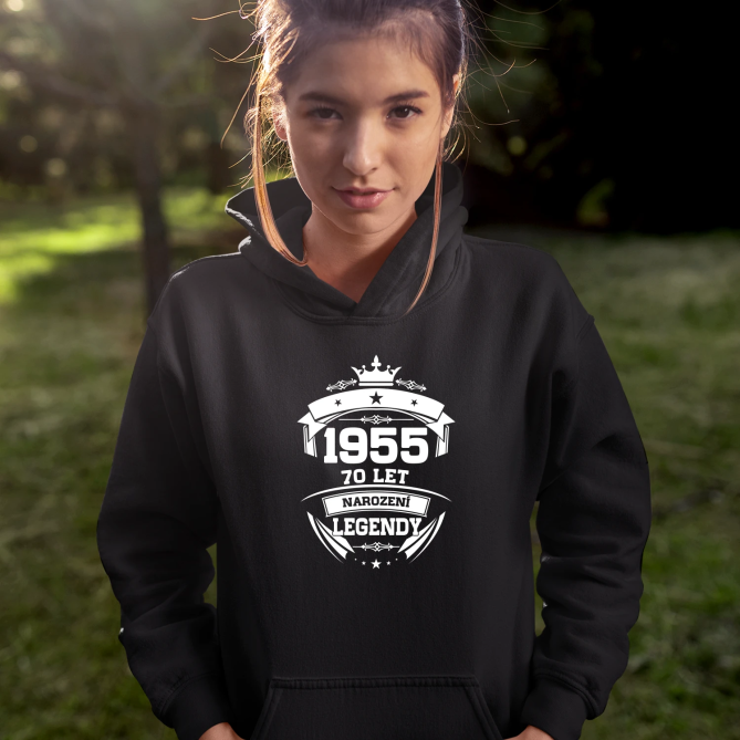 1955 Narození legendy 70 let - dámská mikina