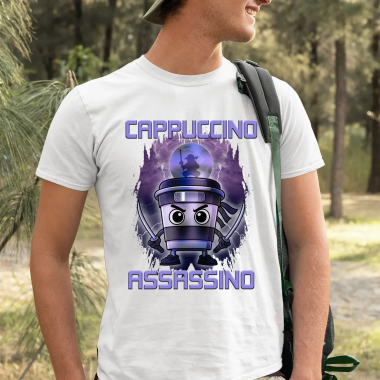 Cappuccino Assassino - Italian Brainrot - pánské tričko s potiskem