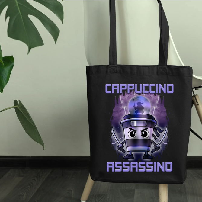 Cappuccino Assassino - Italian Brainrot - taška s potiskem