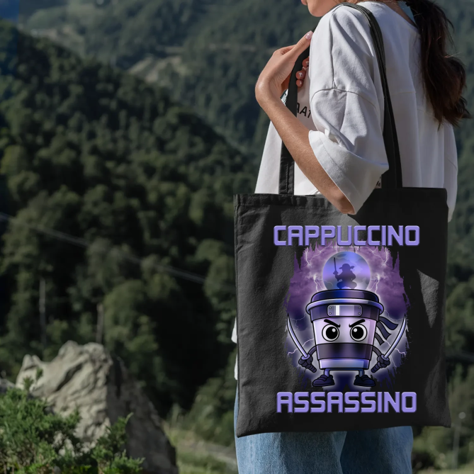 Cappuccino Assassino - Italian Brainrot - taška s potiskem
