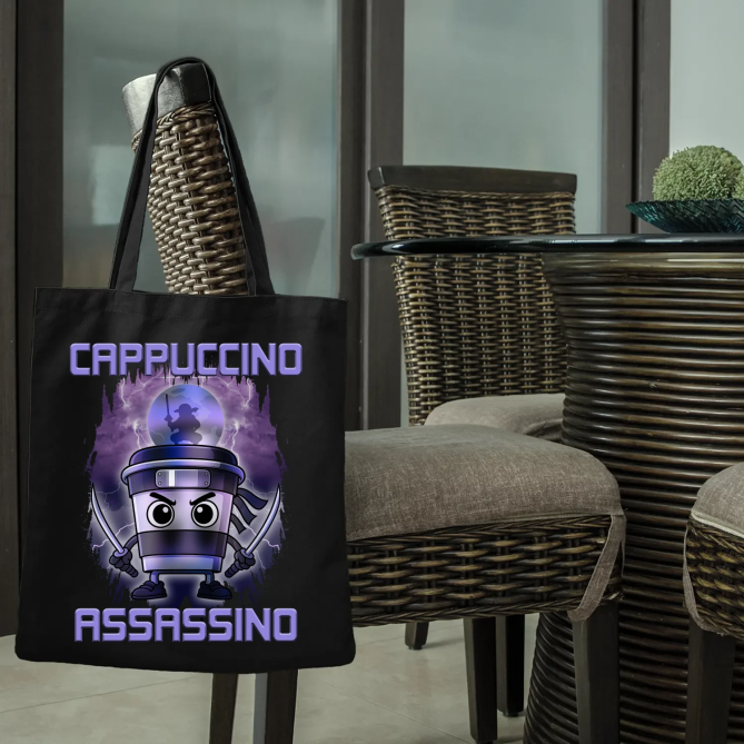 Cappuccino Assassino - Italian Brainrot - taška s potiskem