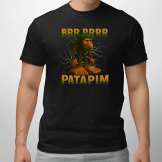 Brr brr patapim - Italian Brainrot - pánské tričko s potiskem