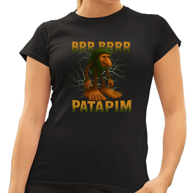 Brr brr patapim - Italian Brainrot - dámské tričko s potiskem