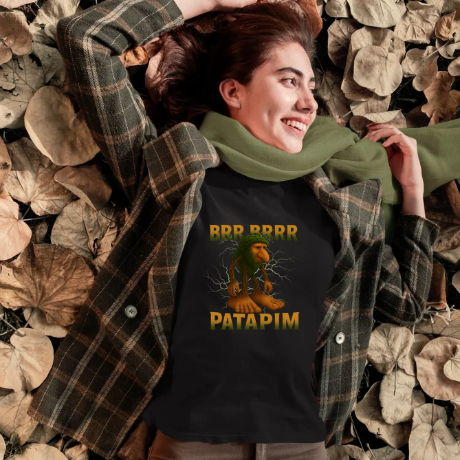 Brr brr patapim - Italian Brainrot - dámské tričko s potiskem