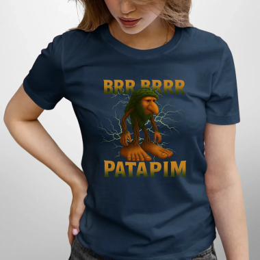 Brr brr patapim - Italian Brainrot - dámské tričko s potiskem