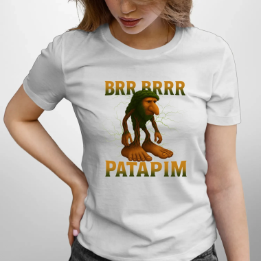Brr brr patapim - Italian Brainrot - dámské tričko s potiskem
