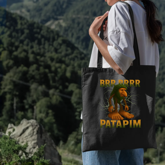 Brr brr patapim - Italian Brainrot - taška s potiskem
