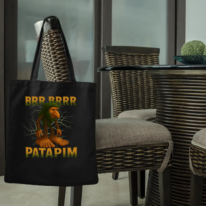 Brr brr patapim - Italian Brainrot - taška s potiskem