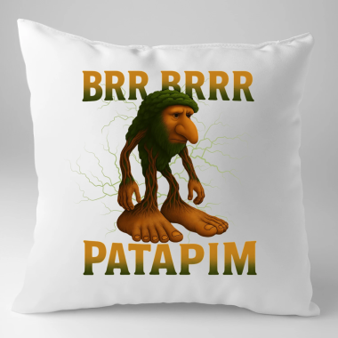 Brr brr patapim - Italian Brainrot - polštář s potiskem