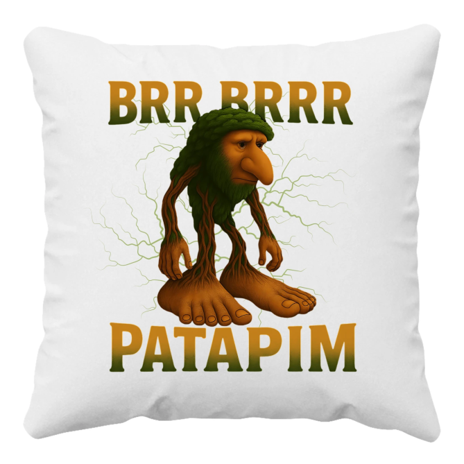 Brr brr patapim - Italian Brainrot - polštář s potiskem