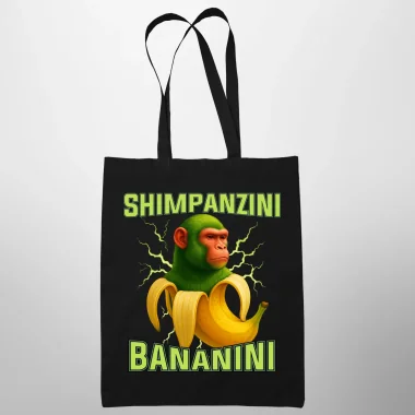 Shimpanzini bananini - Italian Brainrot - taška s potiskem