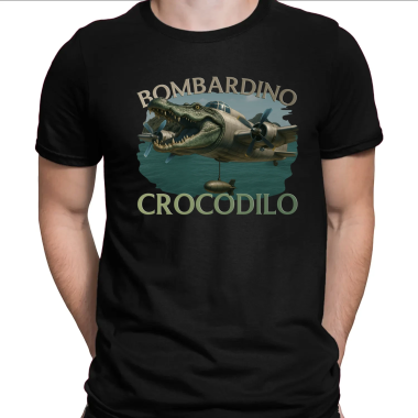 Bombardino Crocodilo - Italian Brainrot - pánské tričko s potiskem