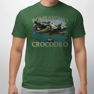 Bombardino Crocodilo - Italian Brainrot - pánské tričko s potiskem