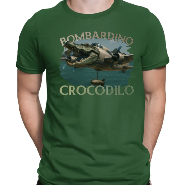 Bombardino Crocodilo - Italian Brainrot - pánské tričko s potiskem