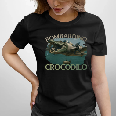 Bombardino Crocodilo - Italian Brainrot - dámské tričko s potiskem