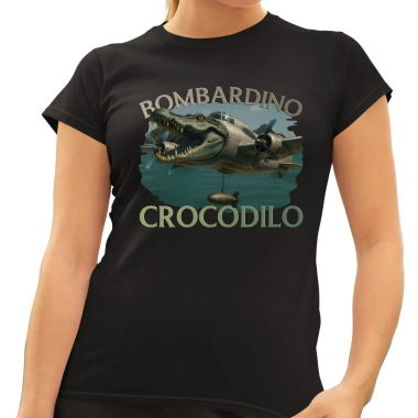 Bombardino Crocodilo - Italian Brainrot - dámské tričko s potiskem