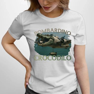 Bombardino Crocodilo - Italian Brainrot - dámské tričko s potiskem