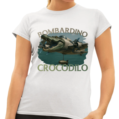 Bombardino Crocodilo - Italian Brainrot - dámské tričko s potiskem