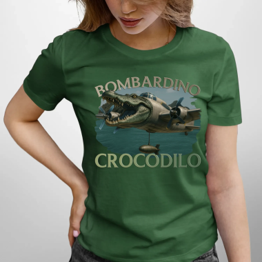 Bombardino Crocodilo - Italian Brainrot - dámské tričko s potiskem