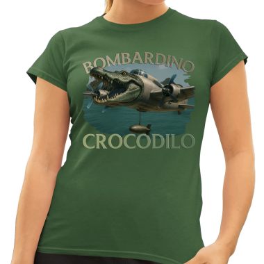 Bombardino Crocodilo - Italian Brainrot - dámské tričko s potiskem