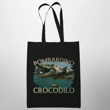 Bombardino Crocodilo - Italian Brainrot - taška s potiskem