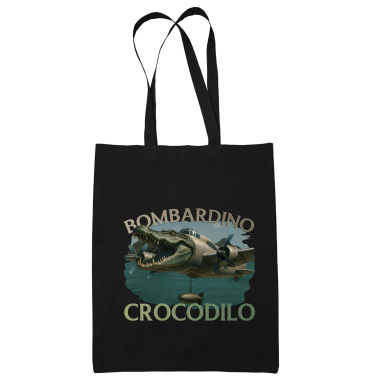 Bombardino Crocodilo - Italian Brainrot - taška s potiskem