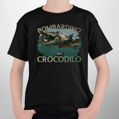 Bombardino Crocodilo - Italian Brainrot - dětské tričko s potiskem