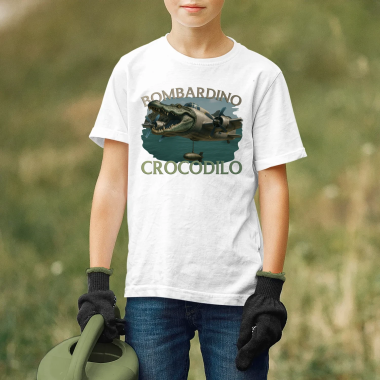 Bombardino Crocodilo - Italian Brainrot - dětské tričko s potiskem