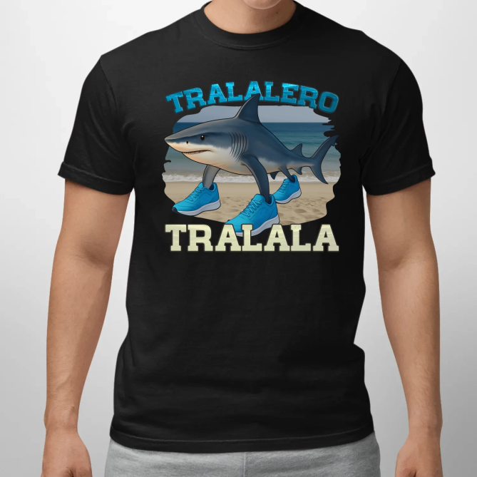 Tralalero Tralala - Italian Brainrot - pánské tričko s potiskem