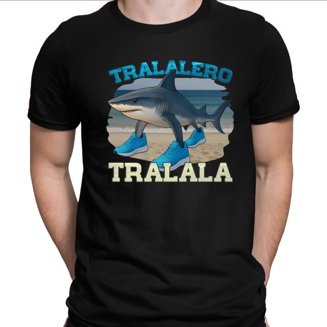 Tralalero Tralala - Italian Brainrot - pánské tričko s potiskem