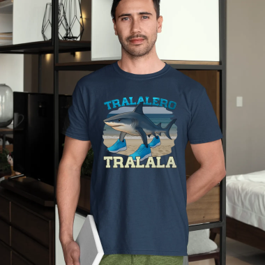 Tralalero Tralala - Italian Brainrot - pánské tričko s potiskem