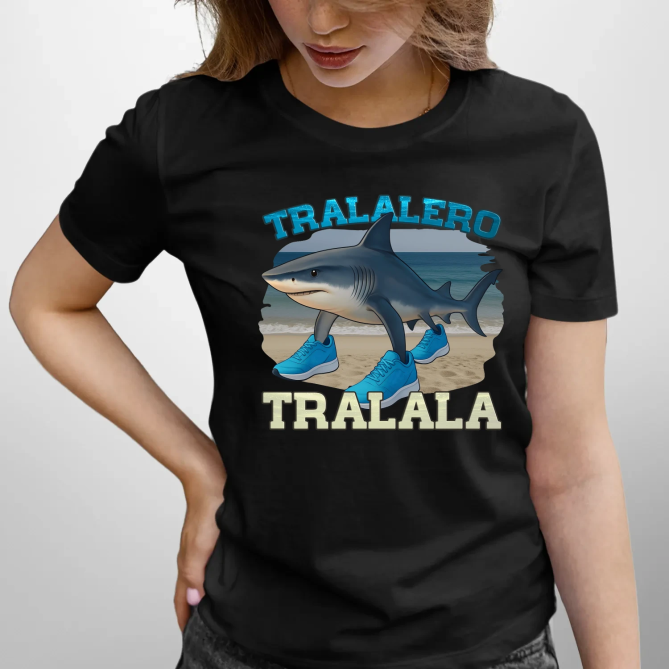 Tralalero Tralala - Italian Brainrot - dámské tričko s potiskem