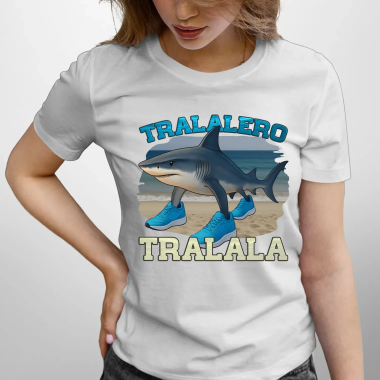 Tralalero Tralala - Italian Brainrot - dámské tričko s potiskem
