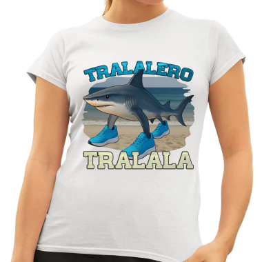Tralalero Tralala - Italian Brainrot - dámské tričko s potiskem