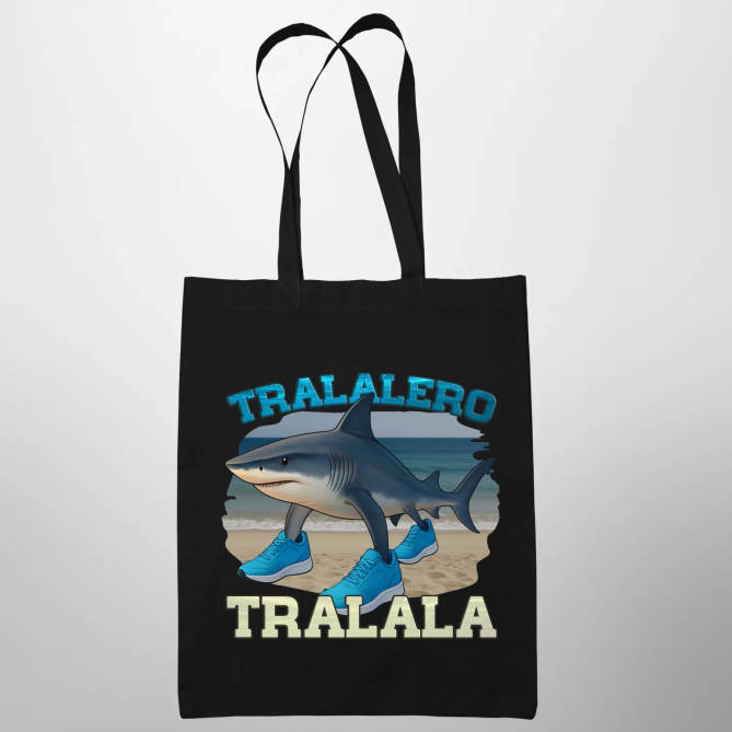 Tralalero Tralala - Italian Brainrot - taška s potiskem