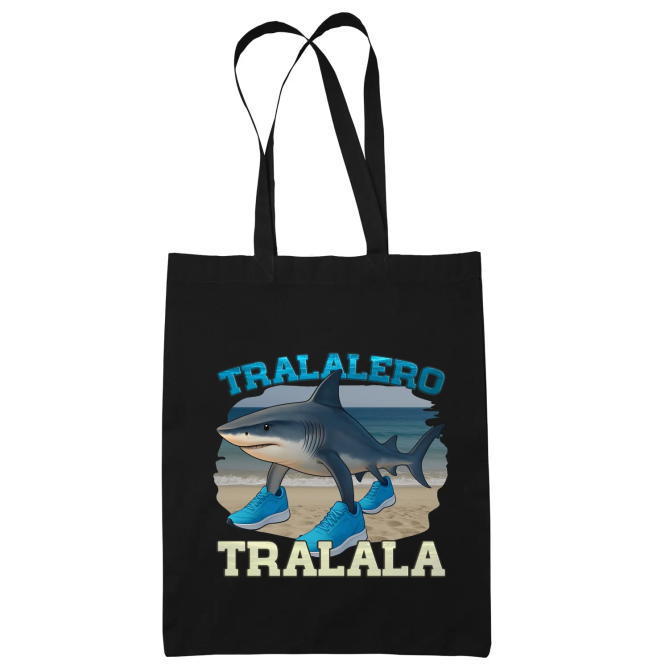 Tralalero Tralala - Italian Brainrot - taška s potiskem