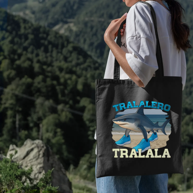 Tralalero Tralala - Italian Brainrot - taška s potiskem
