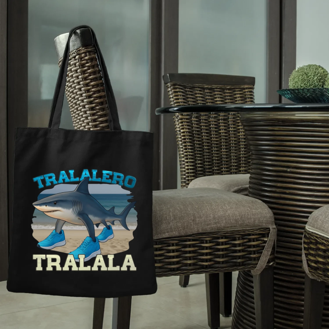 Tralalero Tralala - Italian Brainrot - taška s potiskem