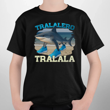 Tralalero Tralala - Italian Brainrot - dětské tričko s potiskem