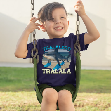 Tralalero Tralala - Italian Brainrot - dětské tričko s potiskem