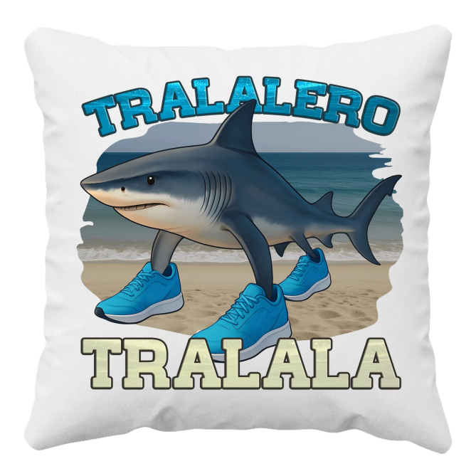 Tralalero Tralala - Italian Brainrot - polštář s potiskem