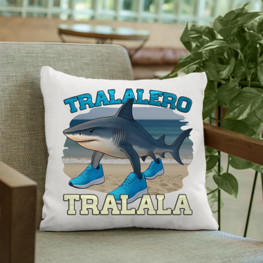 Tralalero Tralala - Italian Brainrot - polštář s potiskem
