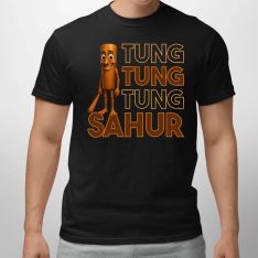 Tung tung tung sahur - Italian Brainrot - pánské tričko s potiskem