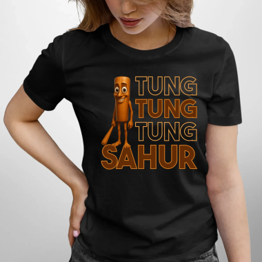 Tung tung tung sahur - Italian Brainrot - dámské tričko s potiskem