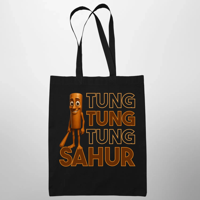 Tung tung tung sahur - Italian Brainrot - taška s potiskem