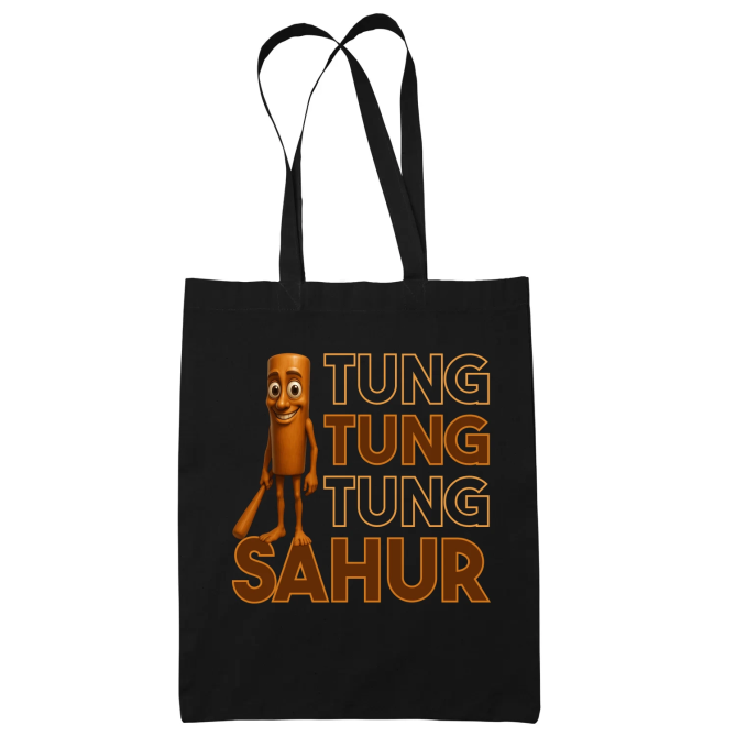 Tung tung tung sahur - Italian Brainrot - taška s potiskem